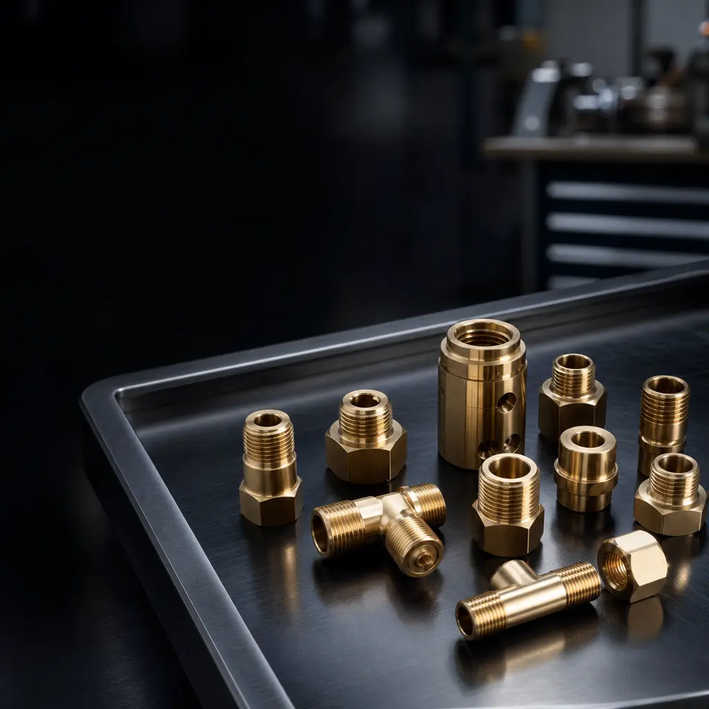 Custom Brass Turned Parts for Precision Assemblies precision components
