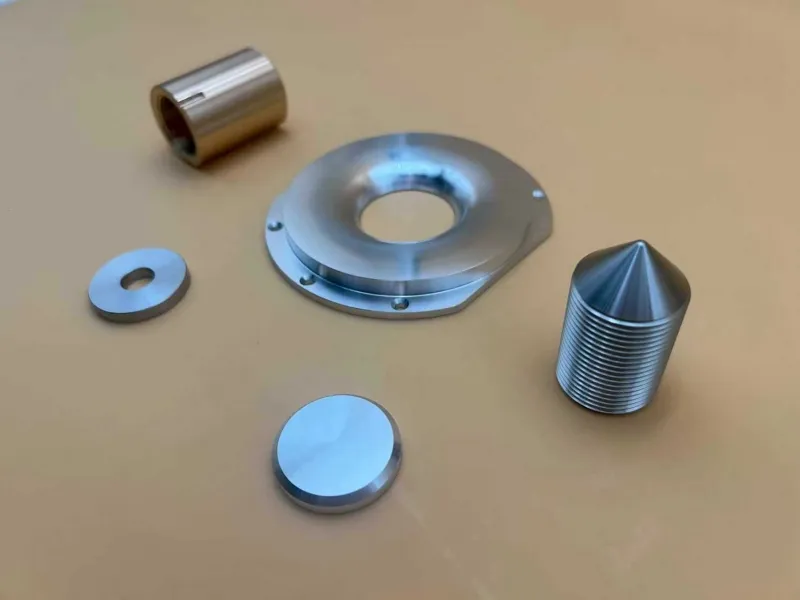 Precision machined speaker and compression driver components for an audio system