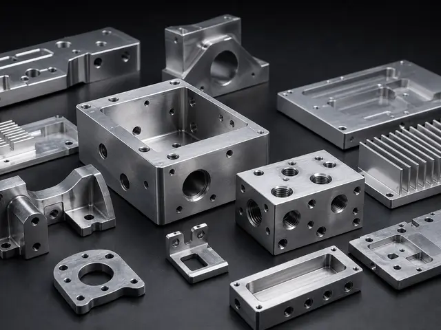 CNC milled aluminum enclosures with deep pockets, thin walls, and anodized finish for electronics applications