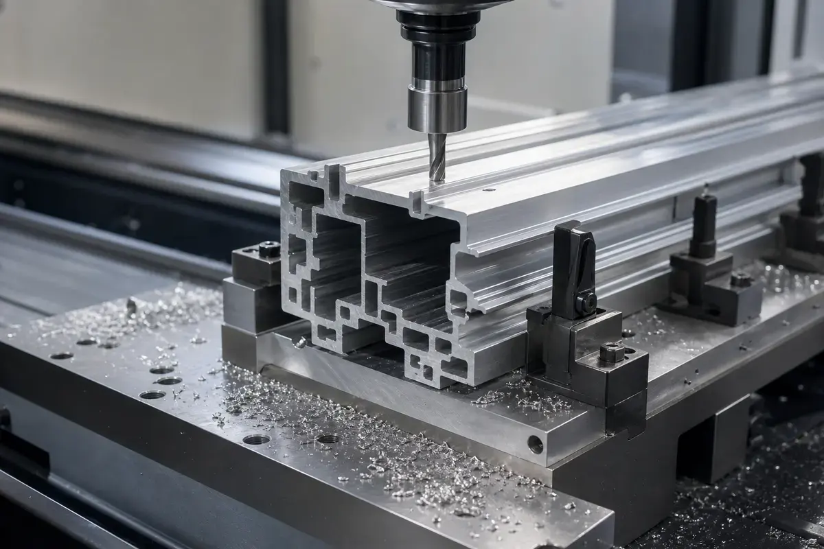 How to Cut Aluminum Extrusion for Precision CNC Parts