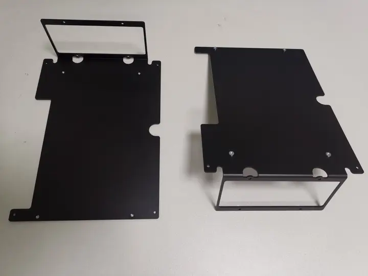 CNC machined drone arm mount for UAV structures