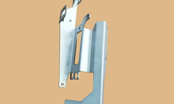 Formed sheet metal mounting bracket