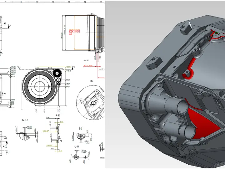 Engineered CNC machined industrial parts