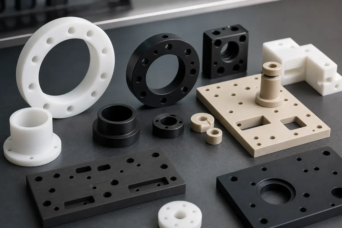 Machinable Plastic Materials: How to Select Plastics for CNC Parts