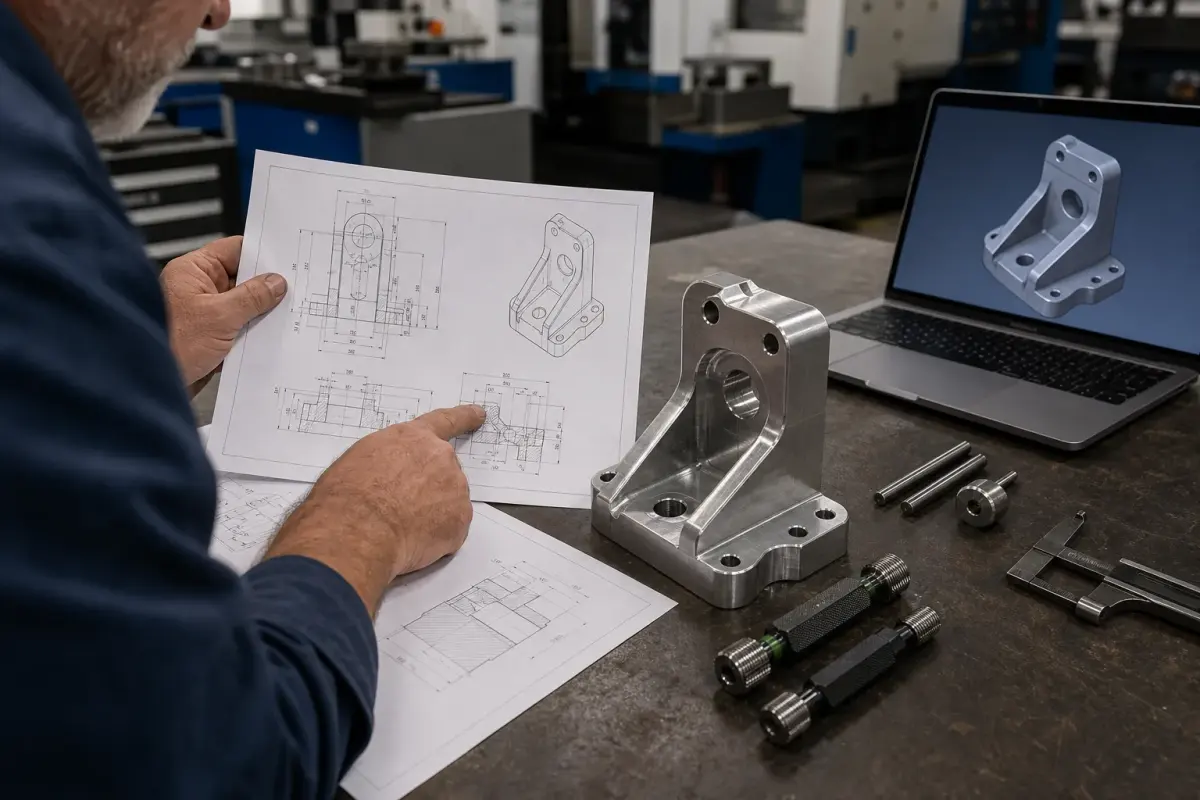 Industrial Robot Parts DFM Checklist for CNC Machining