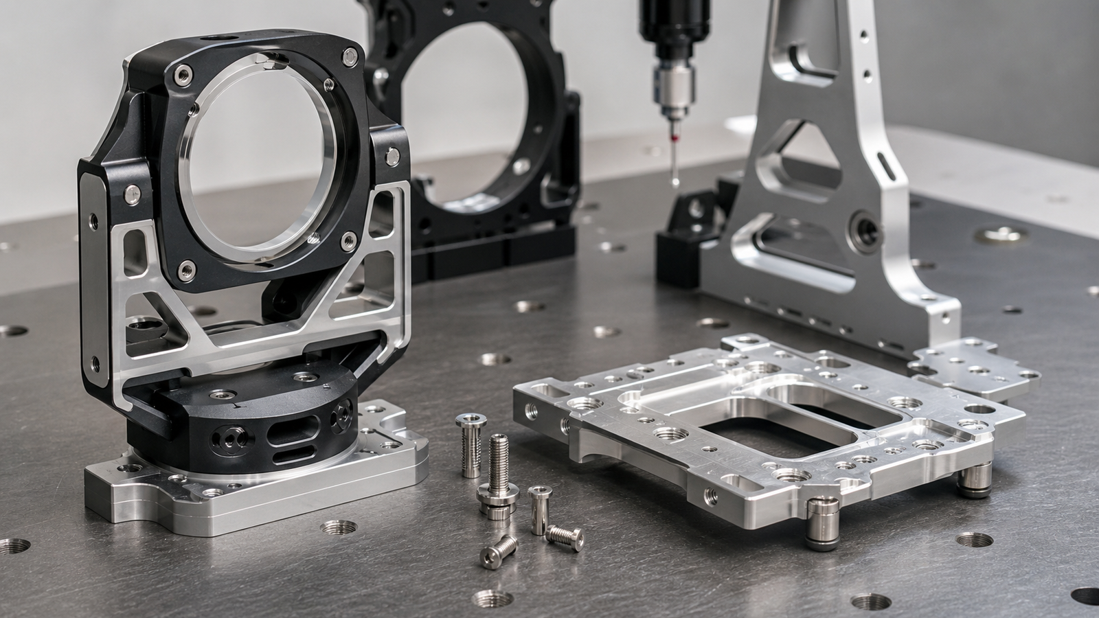 Gimbal Bracket CNC Machining for UAV Camera and Payload Mounts