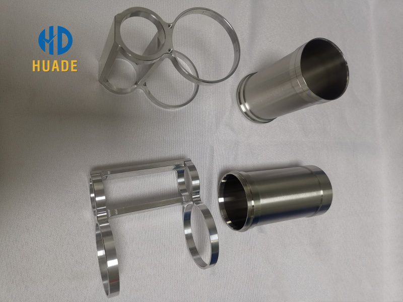 Peças usinadas em CNC em aço inoxidável para máquinas de café e eletrodomésticos de cozinha.