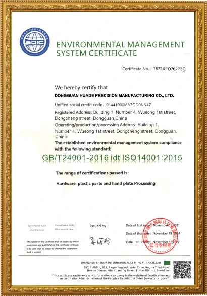 The company's certificates (2)