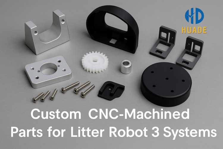 Custom machined litter robot 3 parts and litter robot 3 CNC replacement parts designed for high-precision performance and compatibility Custom CNC machined litter robot 3 parts and litter robot 3 replacement parts designed for high-precision performance and compatibility with all litter robot parts systems.