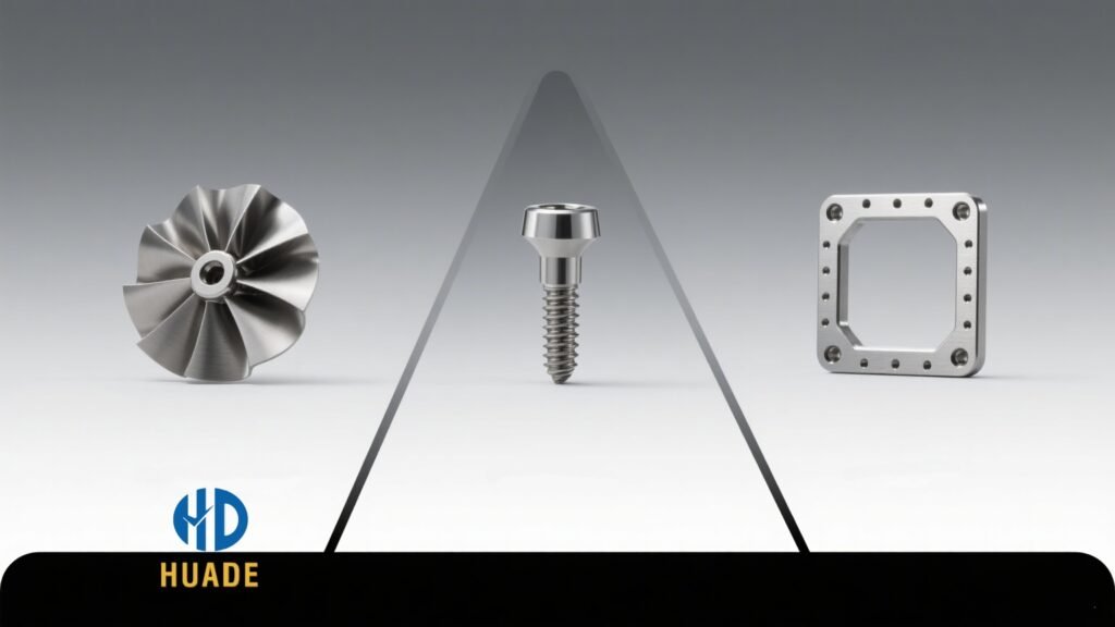Precision CNC machined components for aerospace, medical, and semiconductor industries.