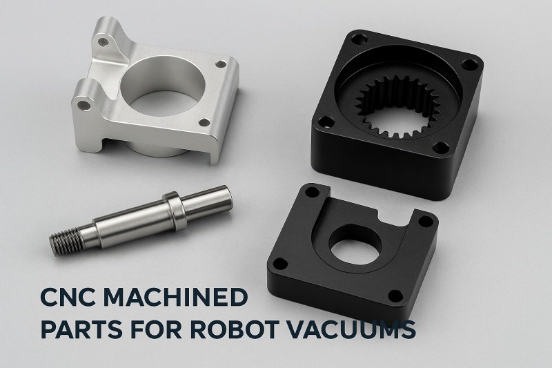 Custom CNC-machined replacement parts designed for Shark® robot vacuums, ensuring precise fit, durability, and fast global shipping.