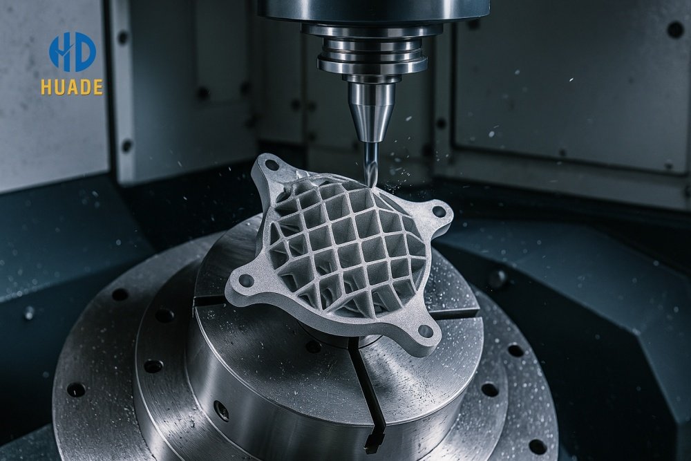 Precision CNC Finishing of DMLS Aluminum Components DMLS aluminum CNC post-processing for lightweight high-precision parts
