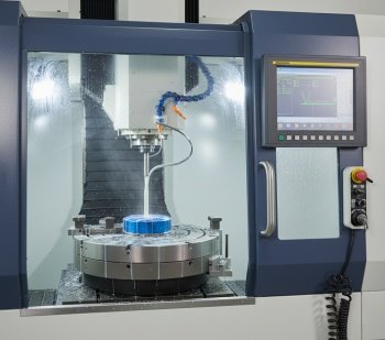 snus can A high-tech CNC machine carving a snus can