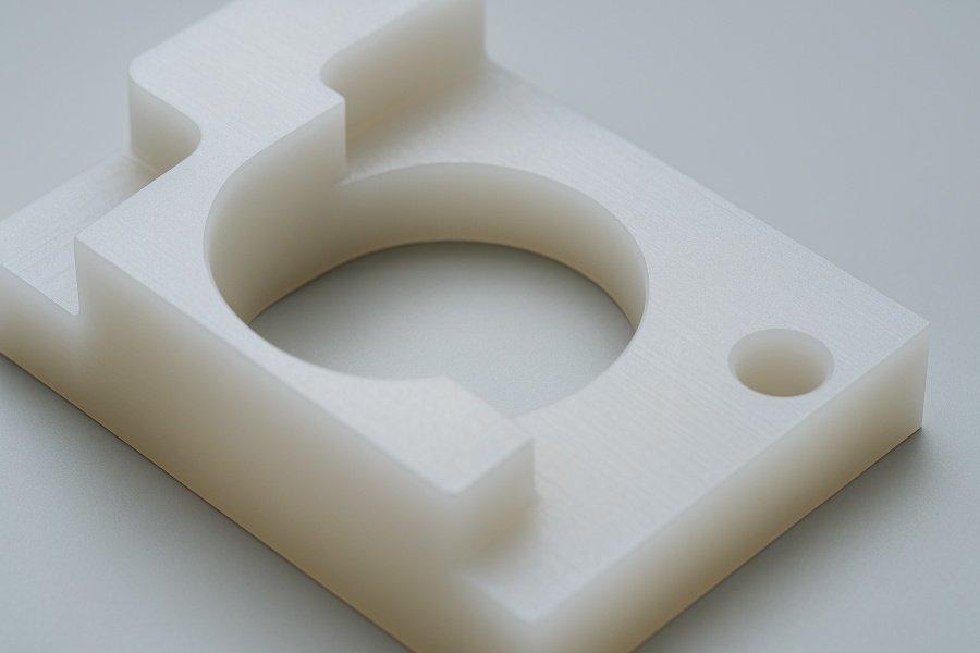 CNC Machining Polypropylene Component with Smooth Surface Finish