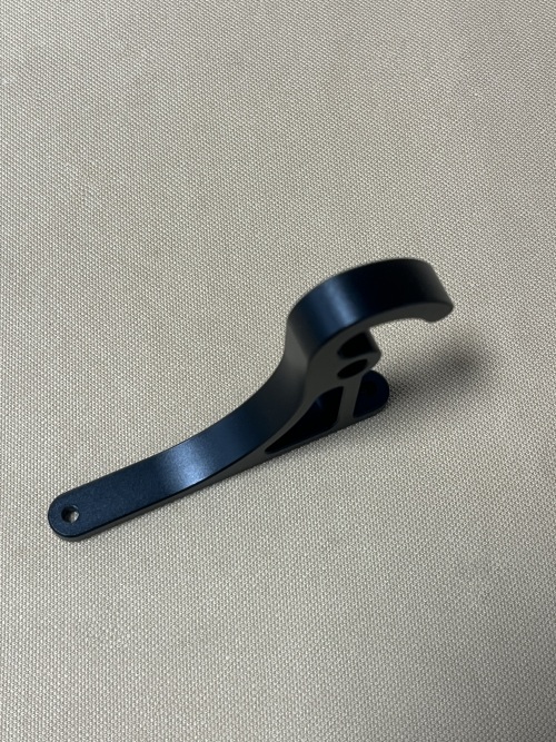 Close-up of mechanical and electronic components of a drone on a clean background