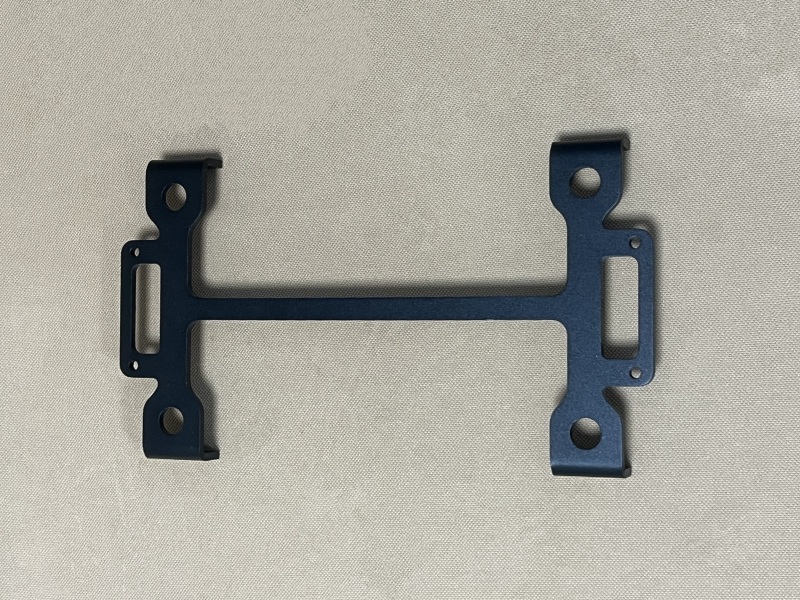 Close-up of precision CNC machined drone parts and drone components