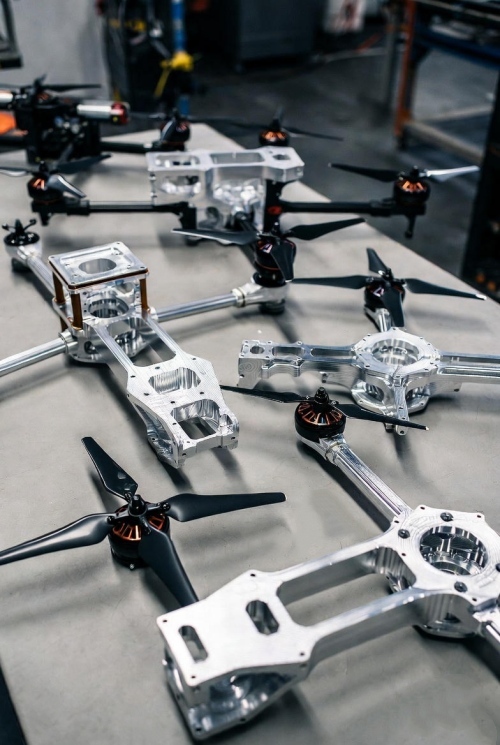 FPV drone components overview with racing parts such as VTX, camera, receiver, and carbon fiber frame for high-speed builds.