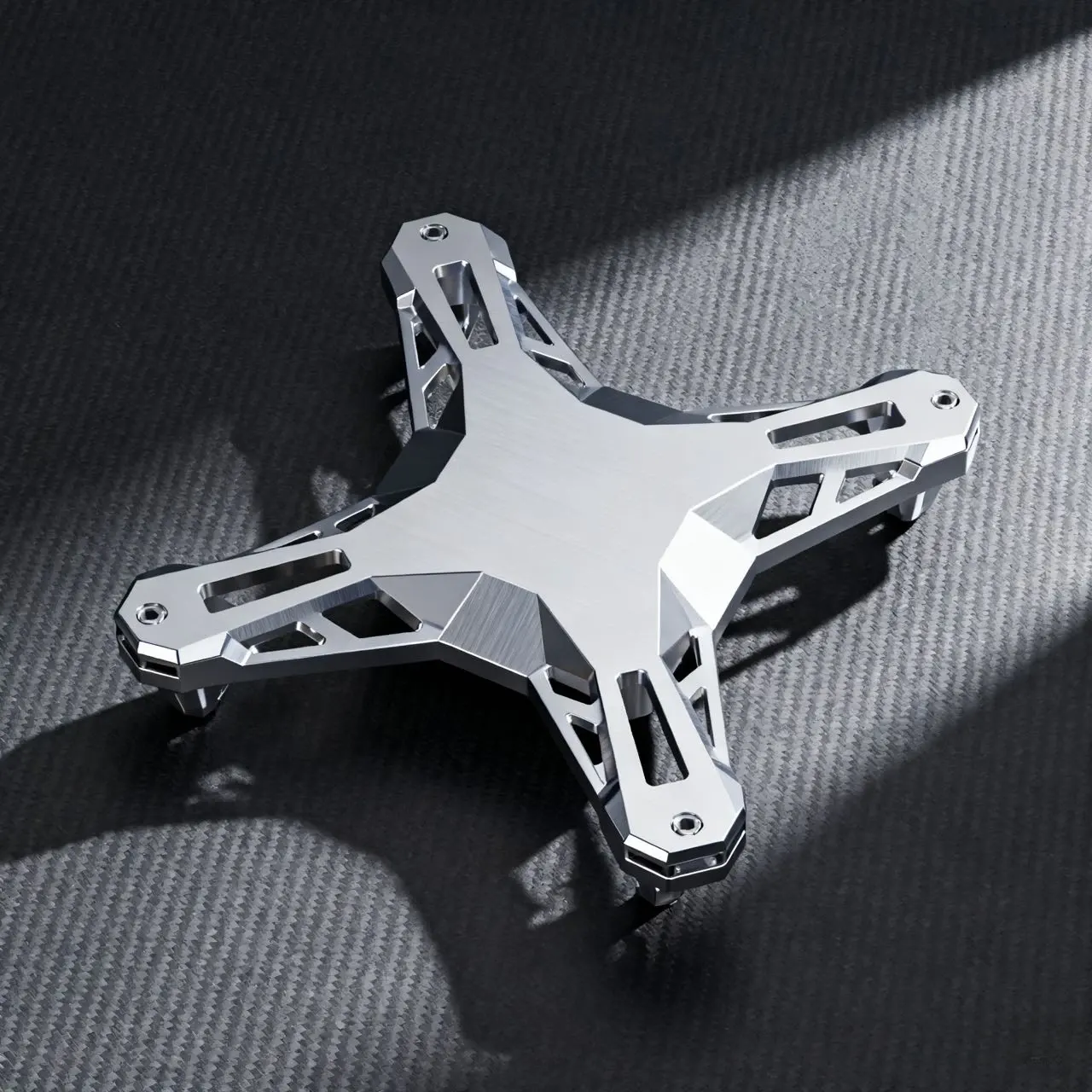 CNC machined drone replacement component precision CNC machined aluminum drone replacement frame component