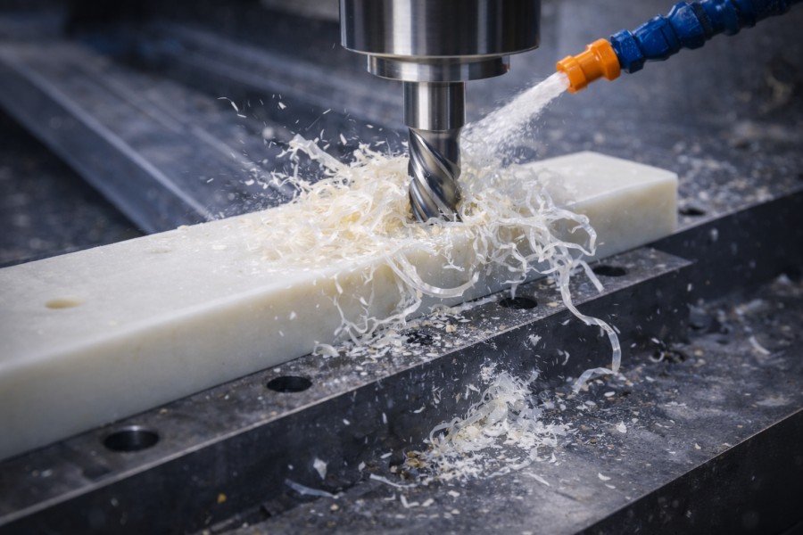 HDPE Guide Rails for Food Processing Equipment