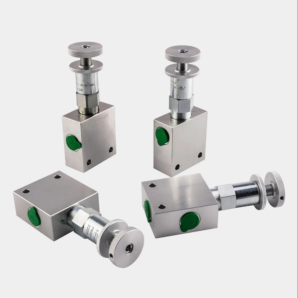 CNC machined hydraulic valve manifold blocks with multi-port routing and threaded ports