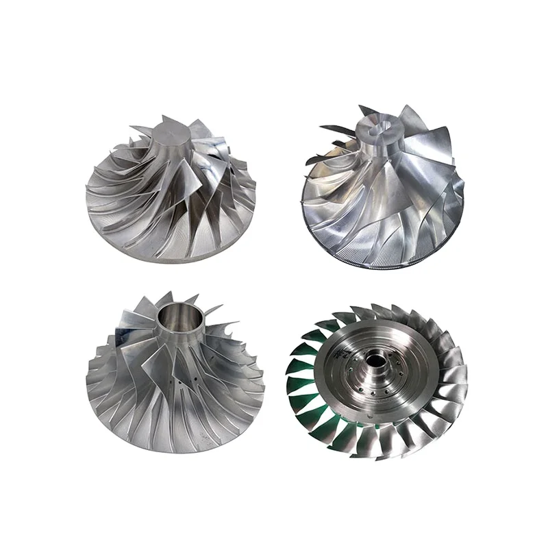 Aerospace CNC machining — precision machined aluminum impellers for aerospace turbomachinery components