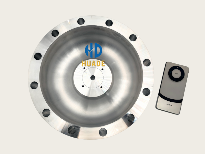 flangia in alluminio lavorata CNC su misura per macchinari industriali