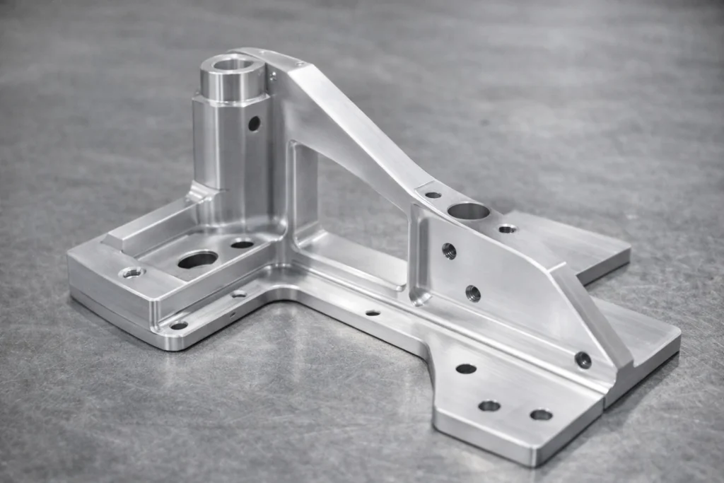 cnc machined aerospace structural titanium component