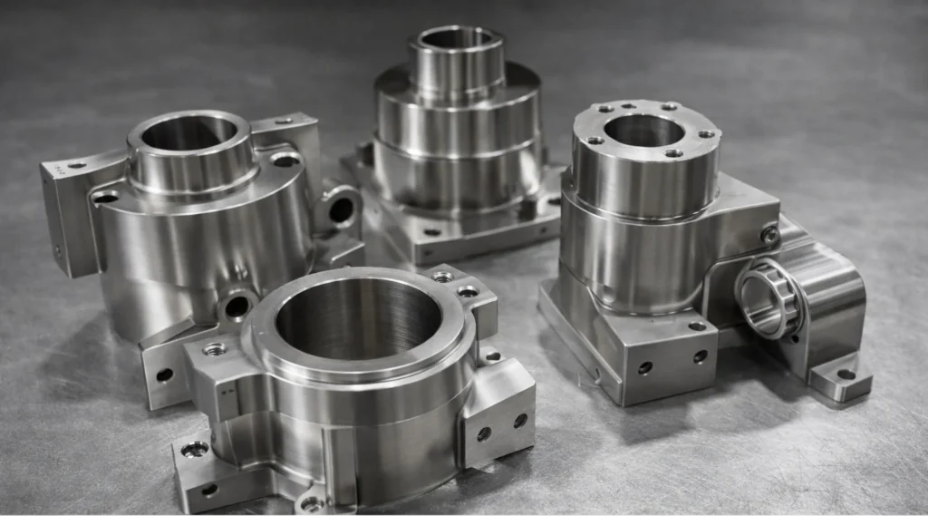 precision titanium cnc machined aerospace components